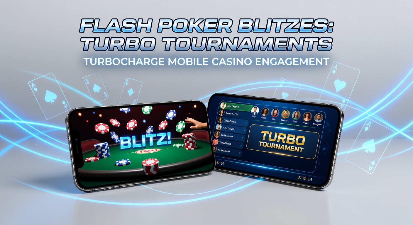 Close-up of a smartphone screen displaying a flash poker blitz final table, with timers ticking and chips flying in a turbo frenzy
