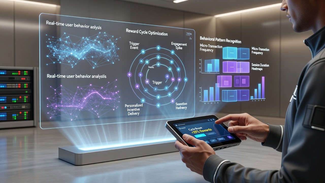Visual representation of analytics dashboards used in mobile wagering reward optimization