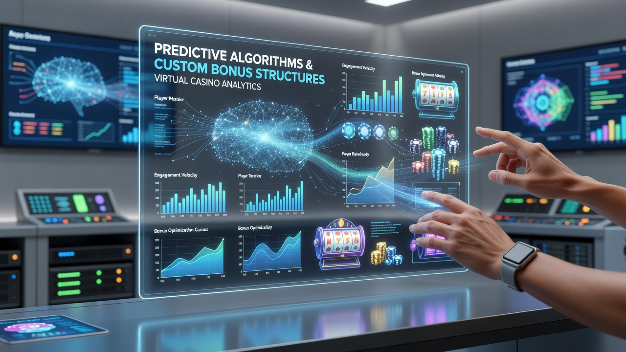 Graph showing bonus structure adjustments based on machine learning predictions in online casinos