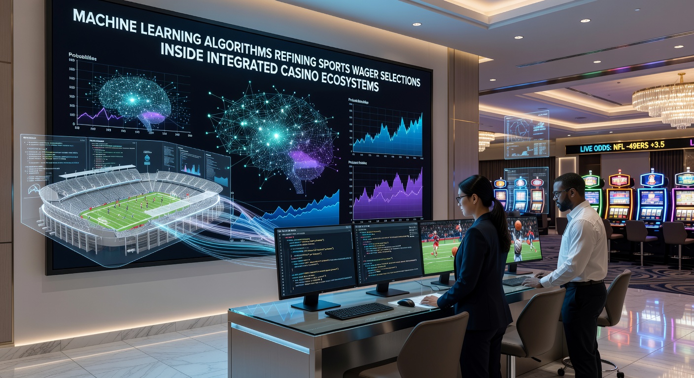 Integrated casino interface displaying refined sports bet options powered by machine learning