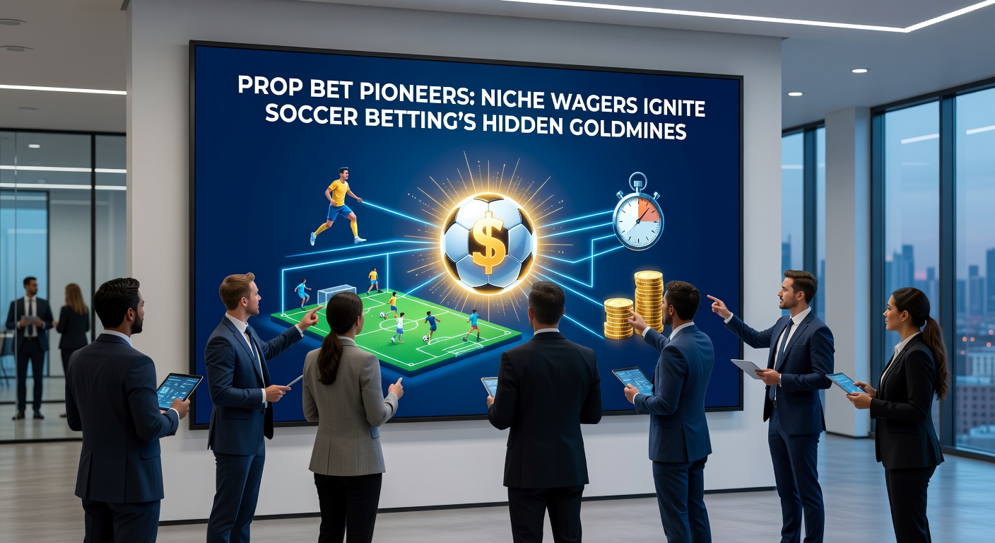 Close-up of soccer player taking a shot with digital overlays showing prop bet odds for goals, shots, and cards