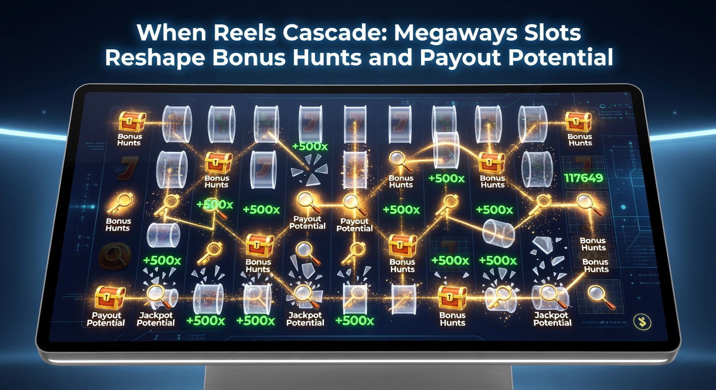 Explosive cascade sequence in a Megaways slot, with multipliers building and bonus symbols stacking for massive potential payouts